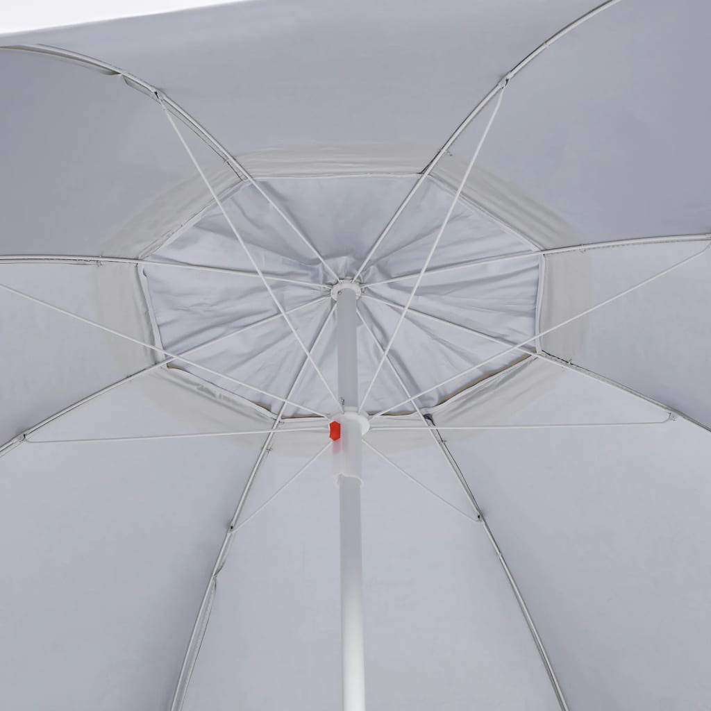 Strandparasol met zijwanden 215 cm zandkleurig is nu te koop bij PeponiXL, paradijselijk wonen!