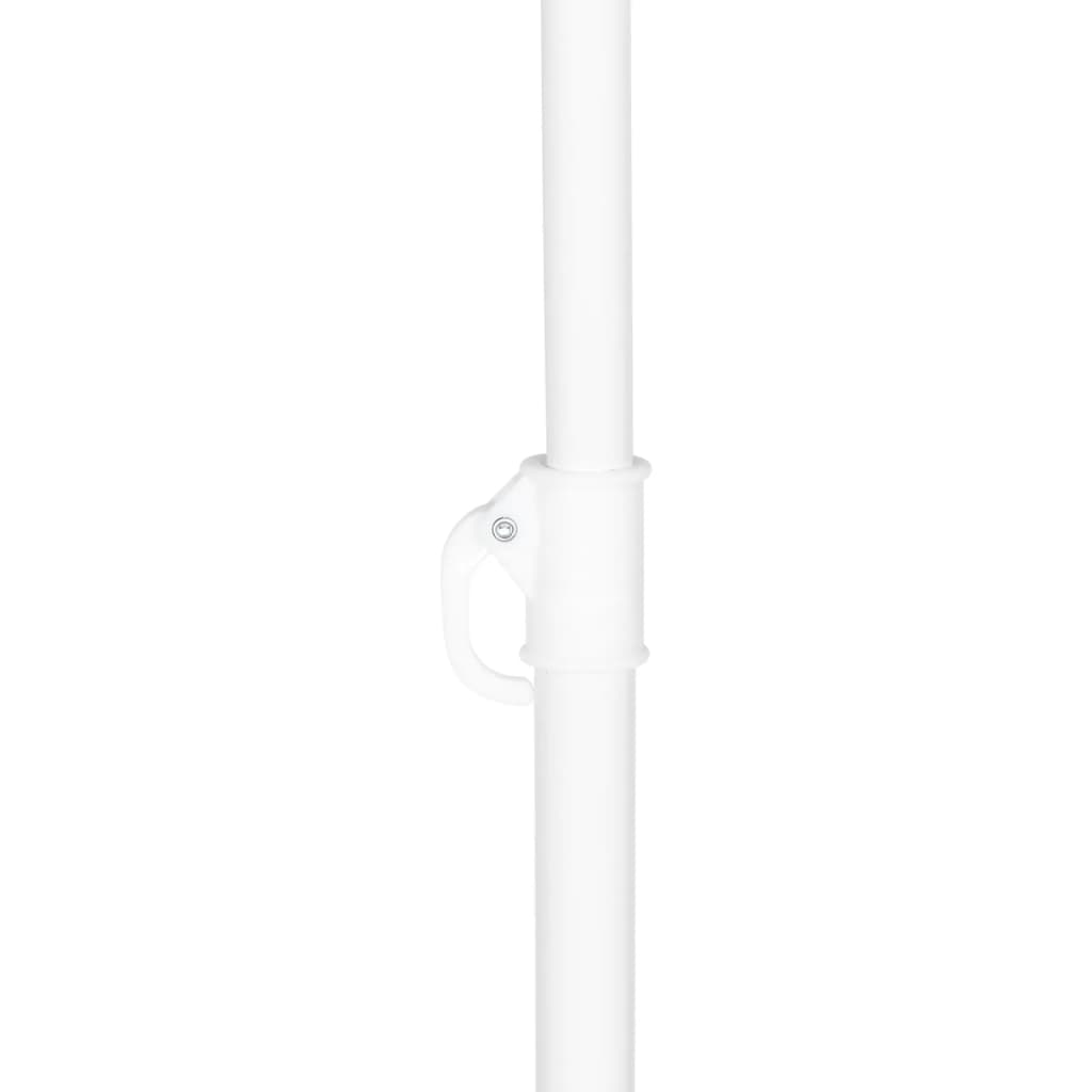 Strandparasol met zijwanden 215 cm zandkleurig is nu te koop bij PeponiXL, paradijselijk wonen!
