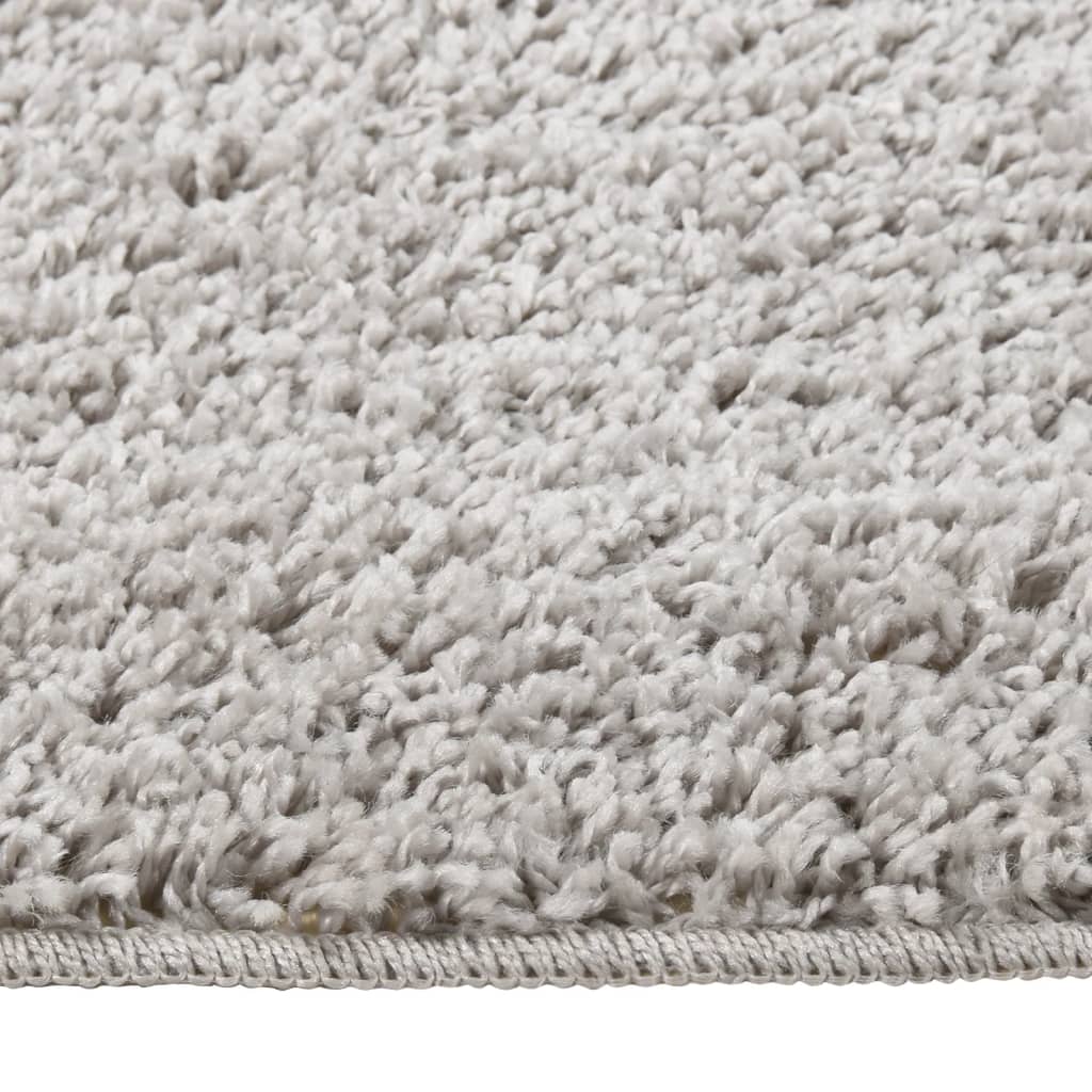 Vloerkleed shaggy anti-slip 80x150 cm lichtgrijs is nu te koop bij PeponiXL, paradijselijk wonen!