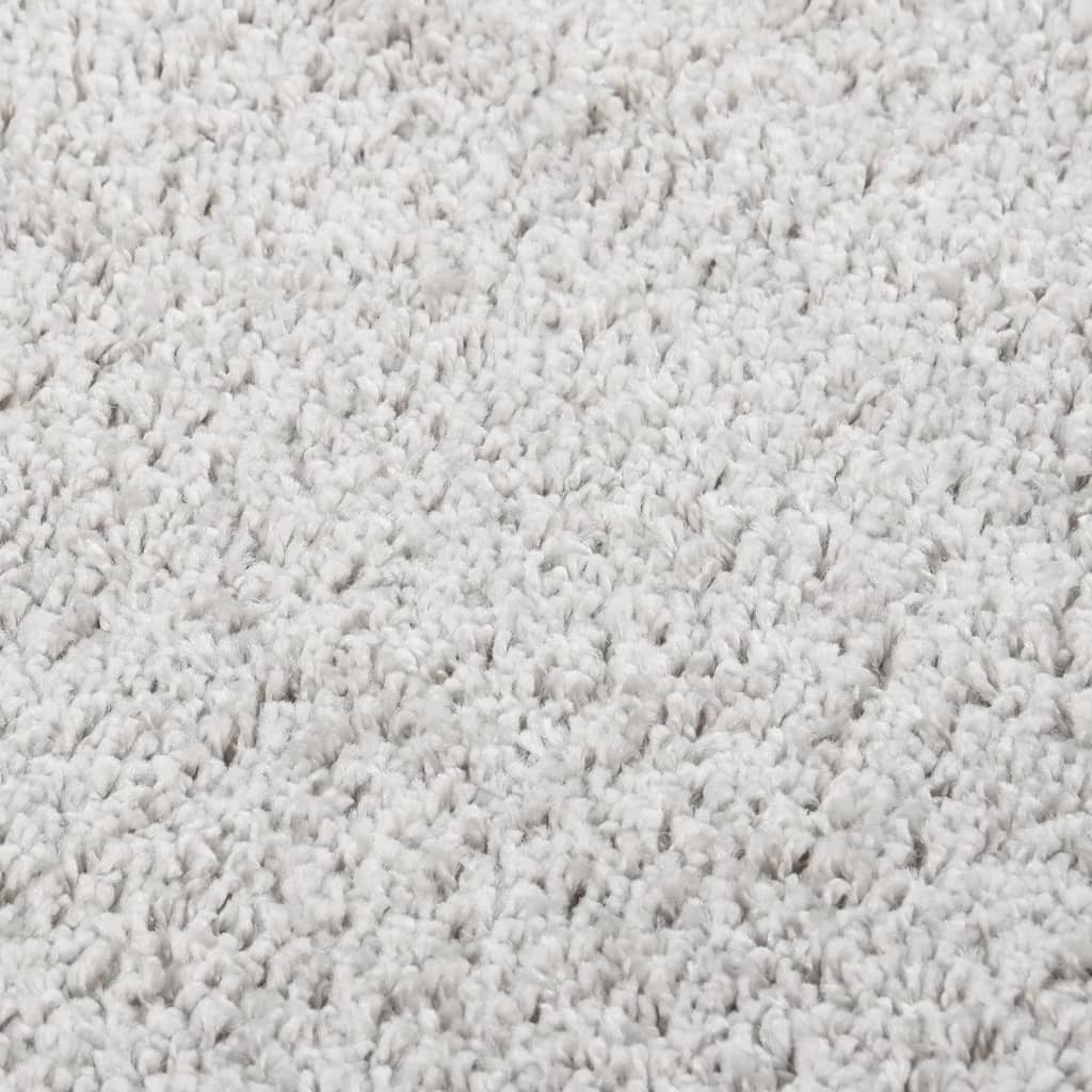 Vloerkleed shaggy anti-slip 80x150 cm lichtgrijs is nu te koop bij PeponiXL, paradijselijk wonen!