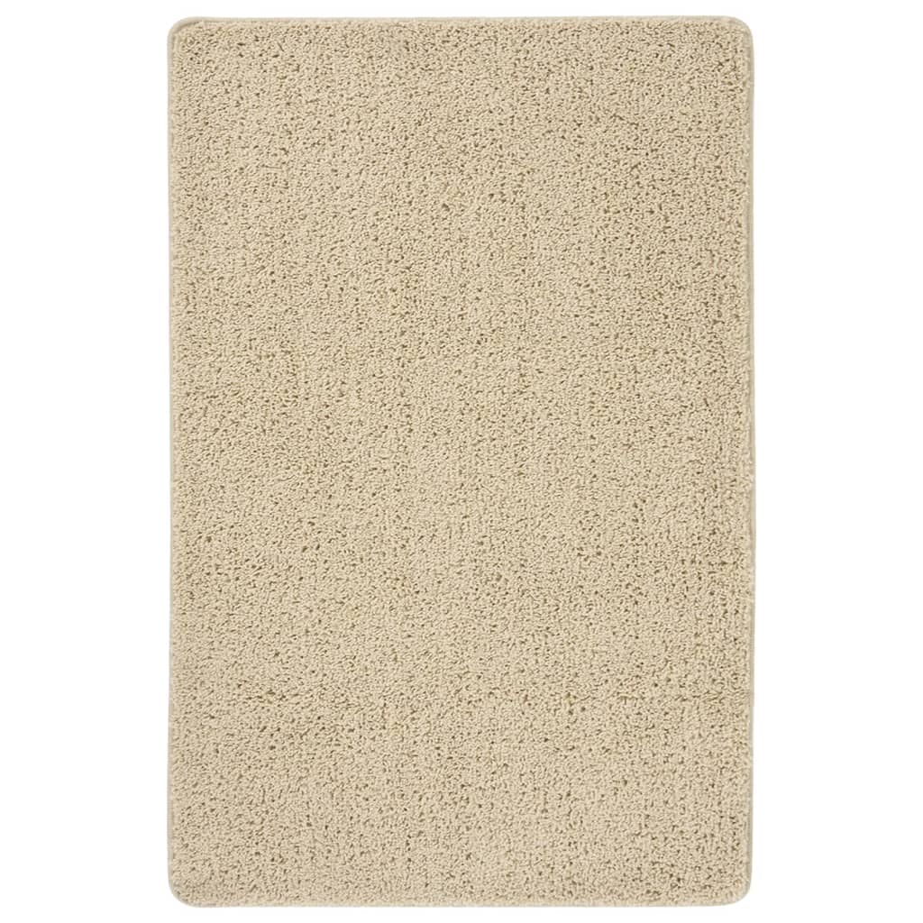 Vloerkleed shaggy anti-slip 200x290 cm crèmekleurig is nu te koop bij PeponiXL, paradijselijk wonen!