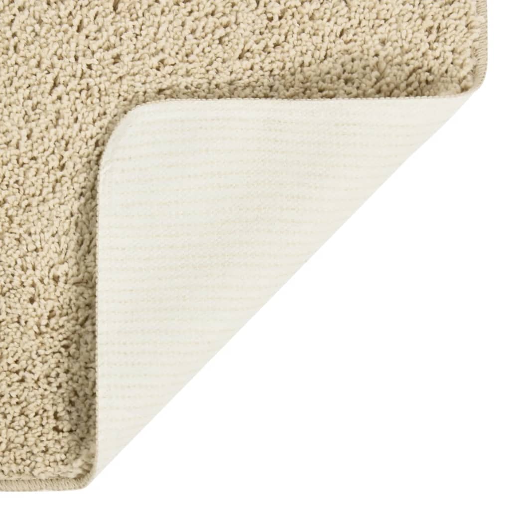 Vloerkleed shaggy anti-slip 200x290 cm crèmekleurig is nu te koop bij PeponiXL, paradijselijk wonen!