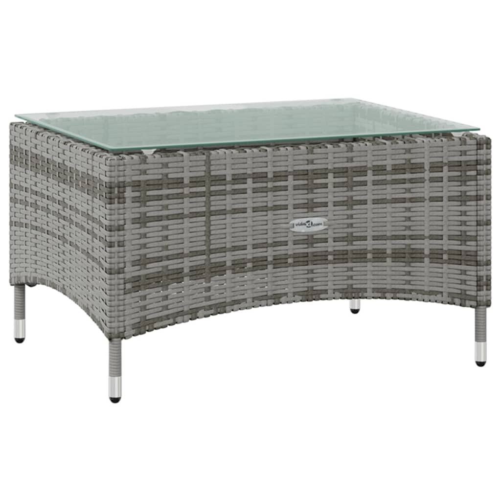8-delige Loungeset met kussens poly rattan grijs is nu te koop bij PeponiXL, paradijselijk wonen!