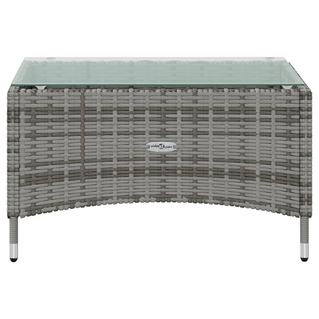 8-delige Loungeset met kussens poly rattan grijs is nu te koop bij PeponiXL, paradijselijk wonen!