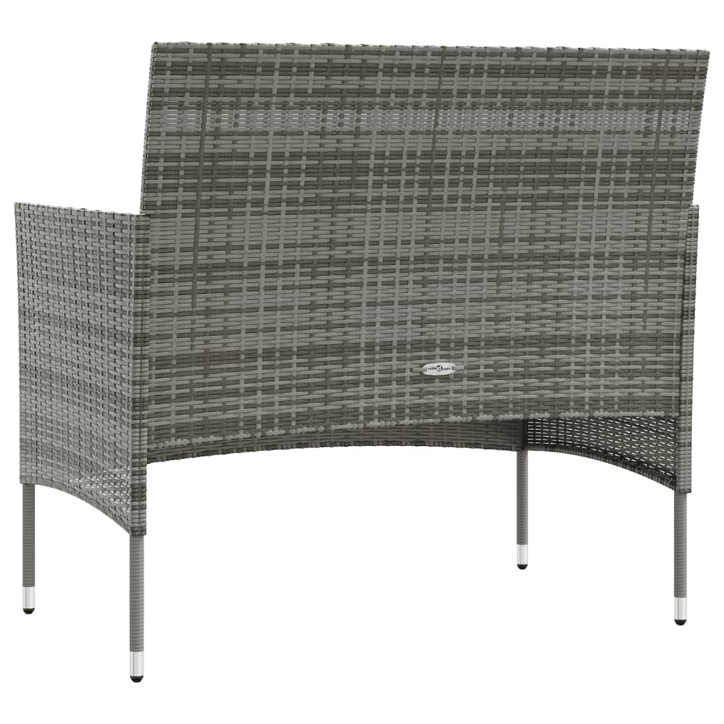 16-delige Loungeset met kussens poly rattan grijs is nu te koop bij PeponiXL, paradijselijk wonen!