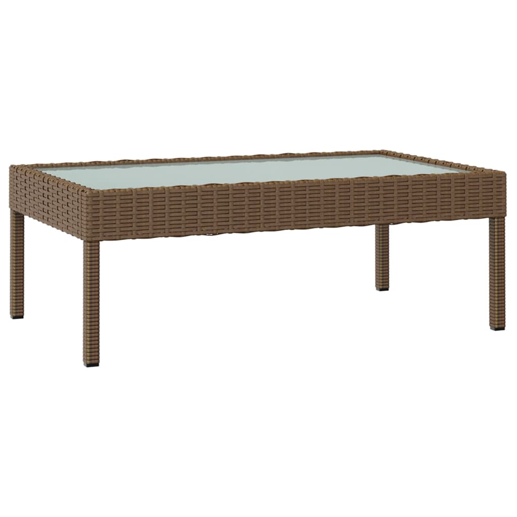 8-delige Loungeset met kussens poly rattan bruin is nu te koop bij PeponiXL, paradijselijk wonen!