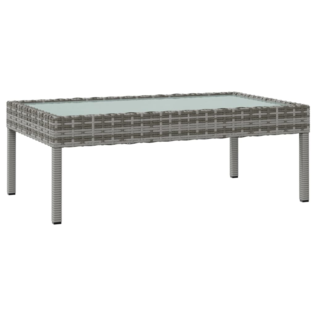 8-delige Loungeset met kussens poly rattan grijs is nu te koop bij PeponiXL, paradijselijk wonen!