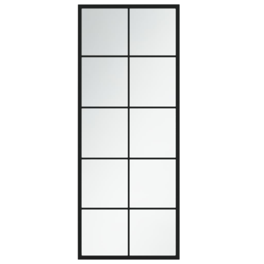 Wandspiegel 100x40 cm metaal zwart is nu te koop bij PeponiXL, paradijselijk wonen!