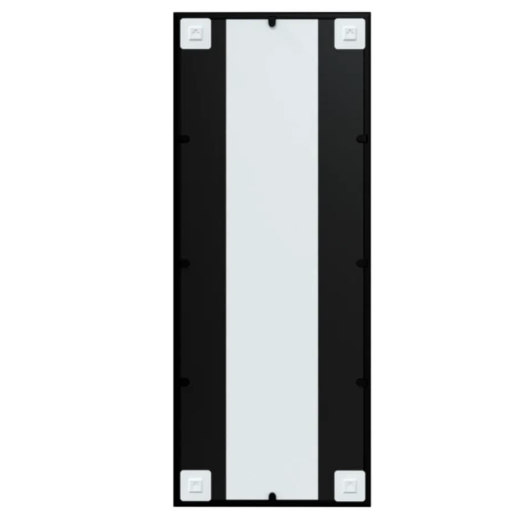 Wandspiegel 100x40 cm metaal zwart is nu te koop bij PeponiXL, paradijselijk wonen!