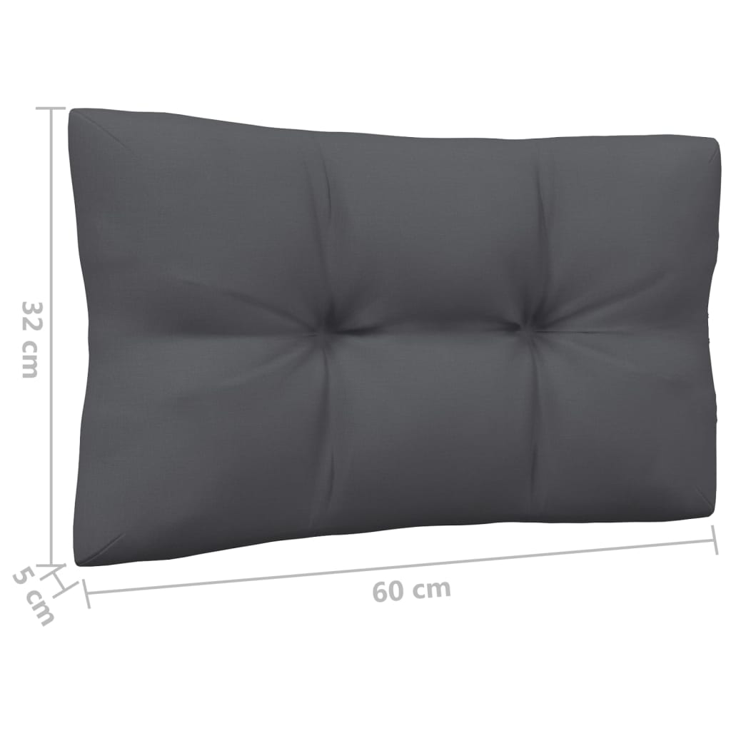 9-delige Loungeset met antracietkleurige kussens grenenhout is nu te koop bij PeponiXL, paradijselijk wonen!