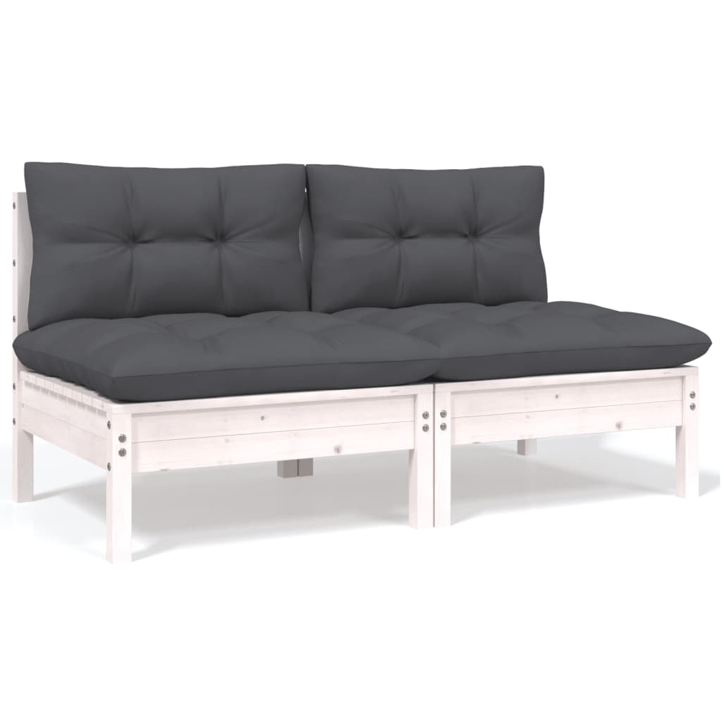 13-delige Loungeset met antracietkleurige kussens grenenhout is nu te koop bij PeponiXL, paradijselijk wonen!