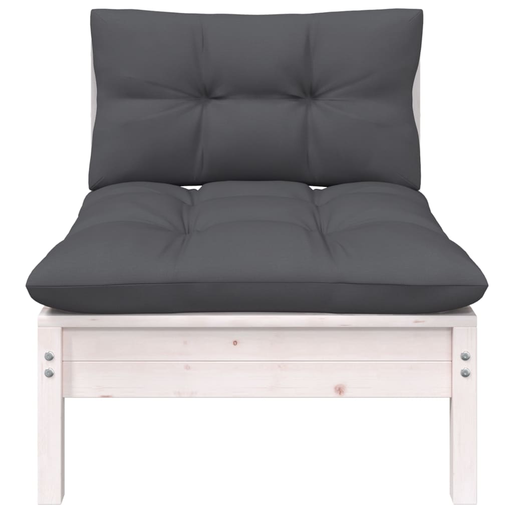 7-delige Loungeset met kussens massief grenenhout is nu te koop bij PeponiXL, paradijselijk wonen!