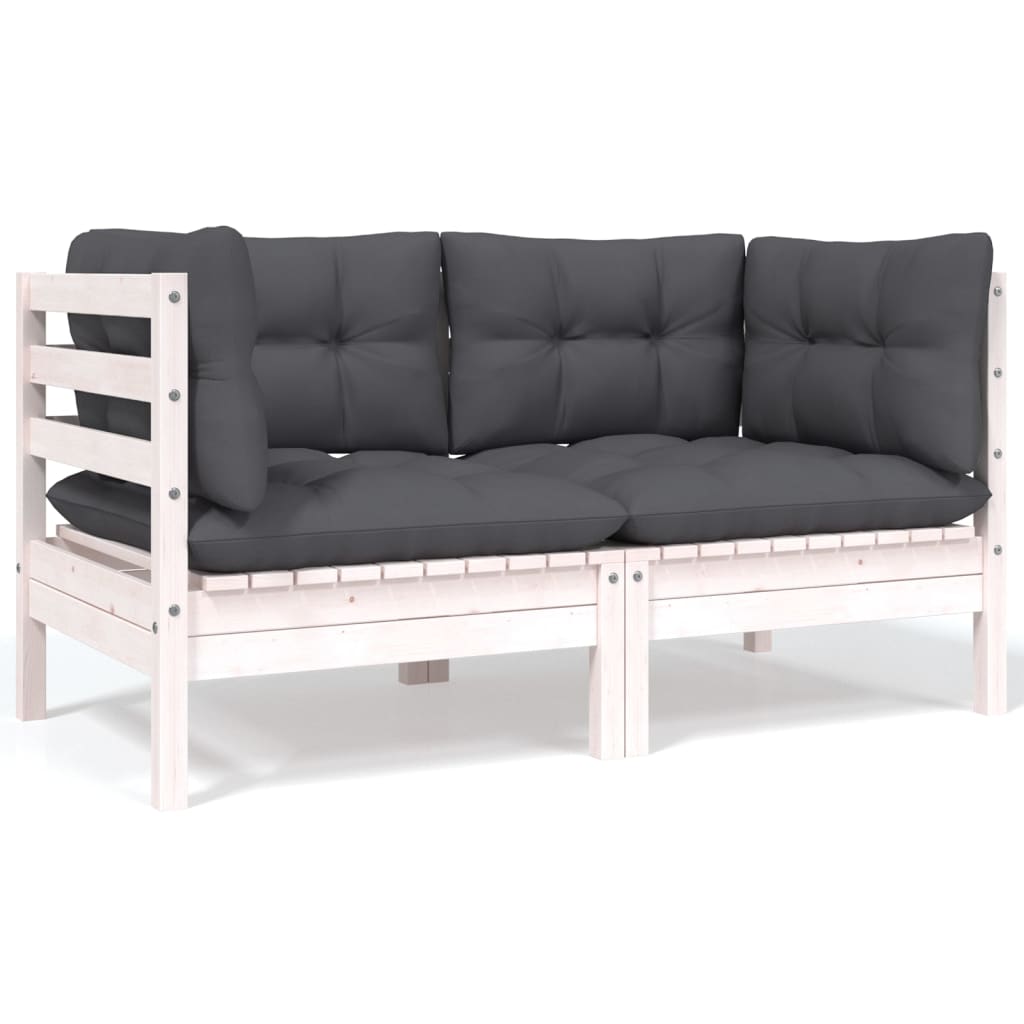 7-delige Loungeset met kussens massief grenenhout is nu te koop bij PeponiXL, paradijselijk wonen!