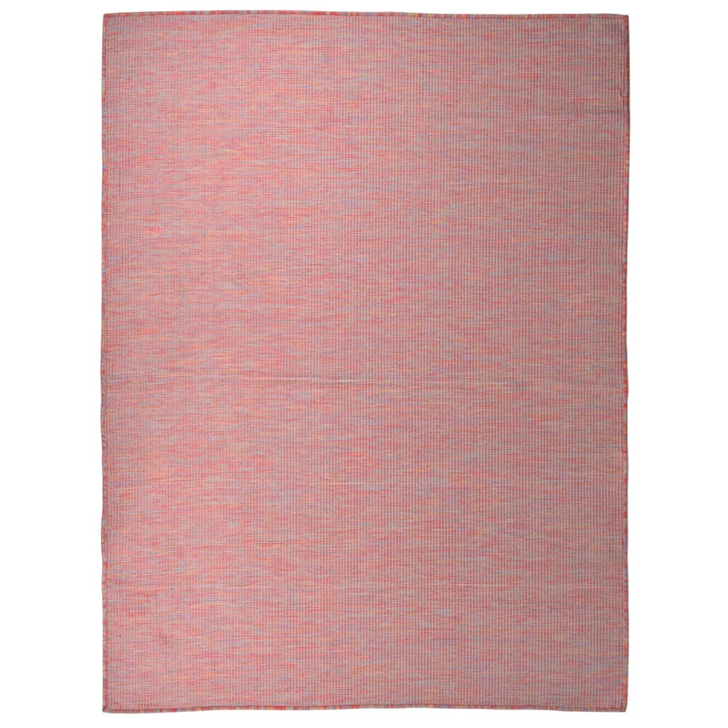 Buitenkleed platgeweven 120x170 cm rood is nu te koop bij PeponiXL, paradijselijk wonen!
