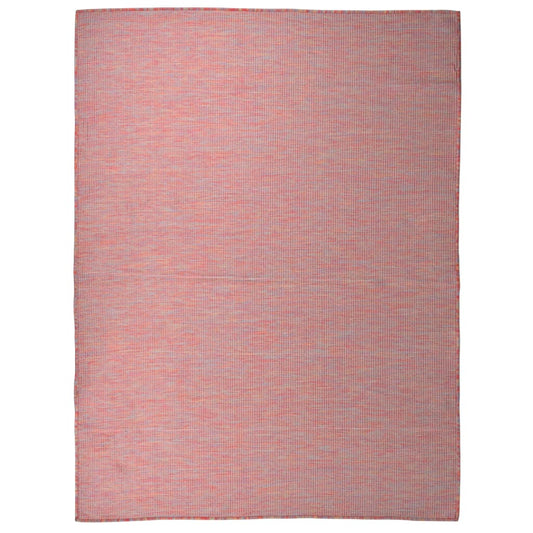 Buitenkleed platgeweven 120x170 cm rood is nu te koop bij PeponiXL, paradijselijk wonen!