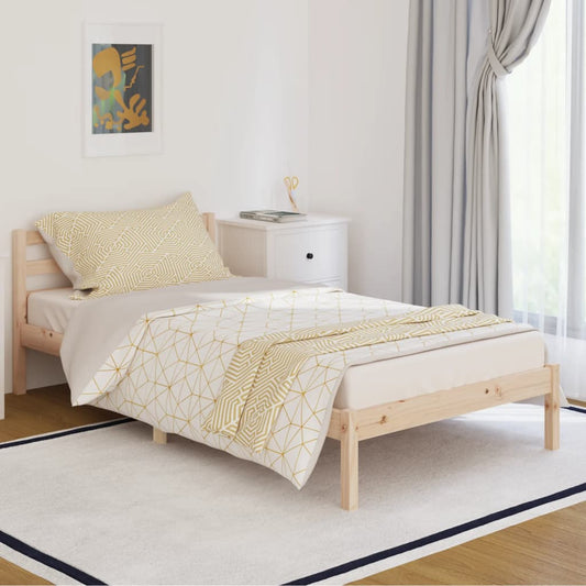 Bedframe massief grenenhout 100x200 cm is nu te koop bij PeponiXL, paradijselijk wonen!