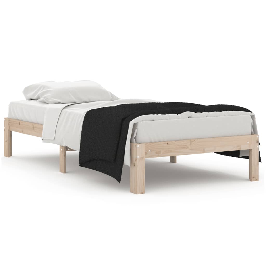 Bedframe massief hout 90x190 cm is nu te koop bij PeponiXL, paradijselijk wonen!