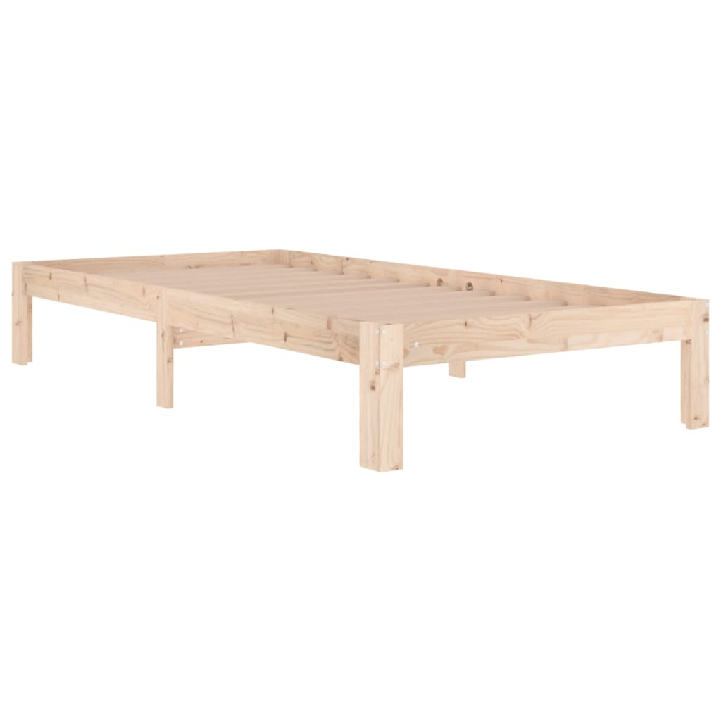 Bedframe massief hout 90x190 cm is nu te koop bij PeponiXL, paradijselijk wonen!