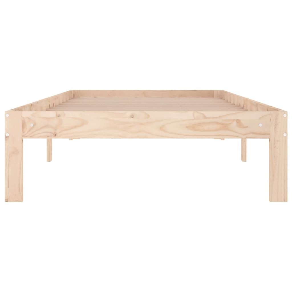 Bedframe massief hout 90x190 cm is nu te koop bij PeponiXL, paradijselijk wonen!