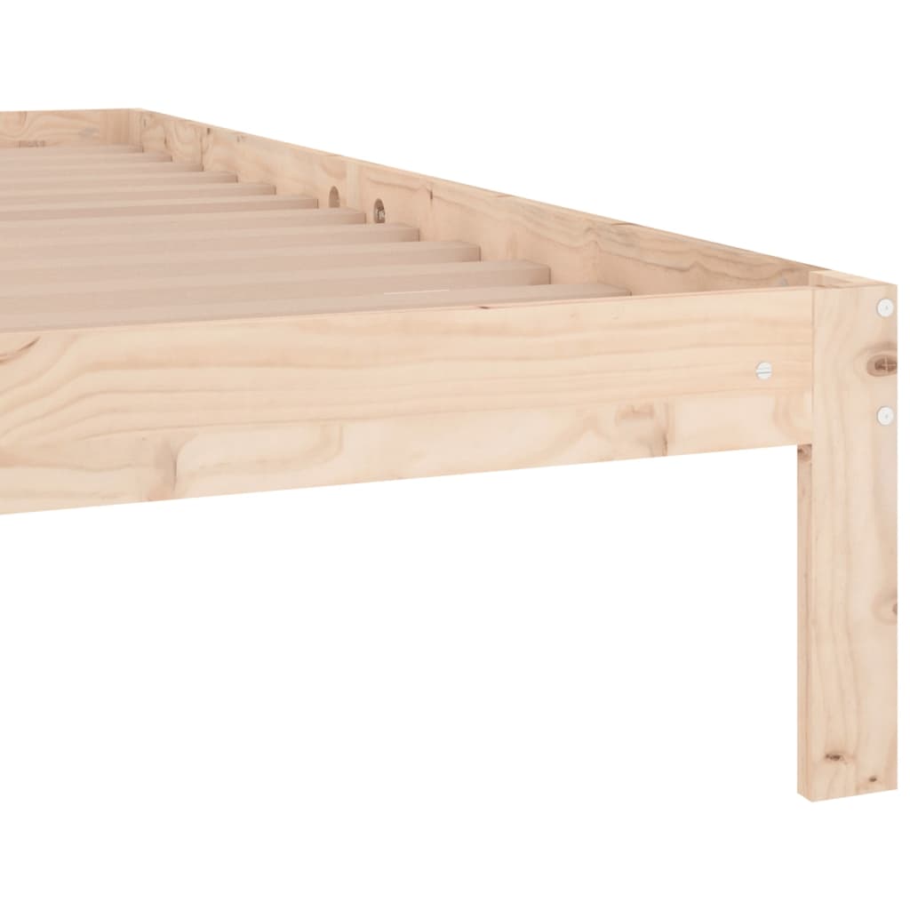 Bedframe massief hout 90x190 cm is nu te koop bij PeponiXL, paradijselijk wonen!