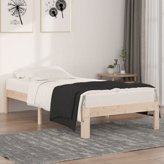 Bedframe massief hout 90x190 cm is nu te koop bij PeponiXL, paradijselijk wonen!