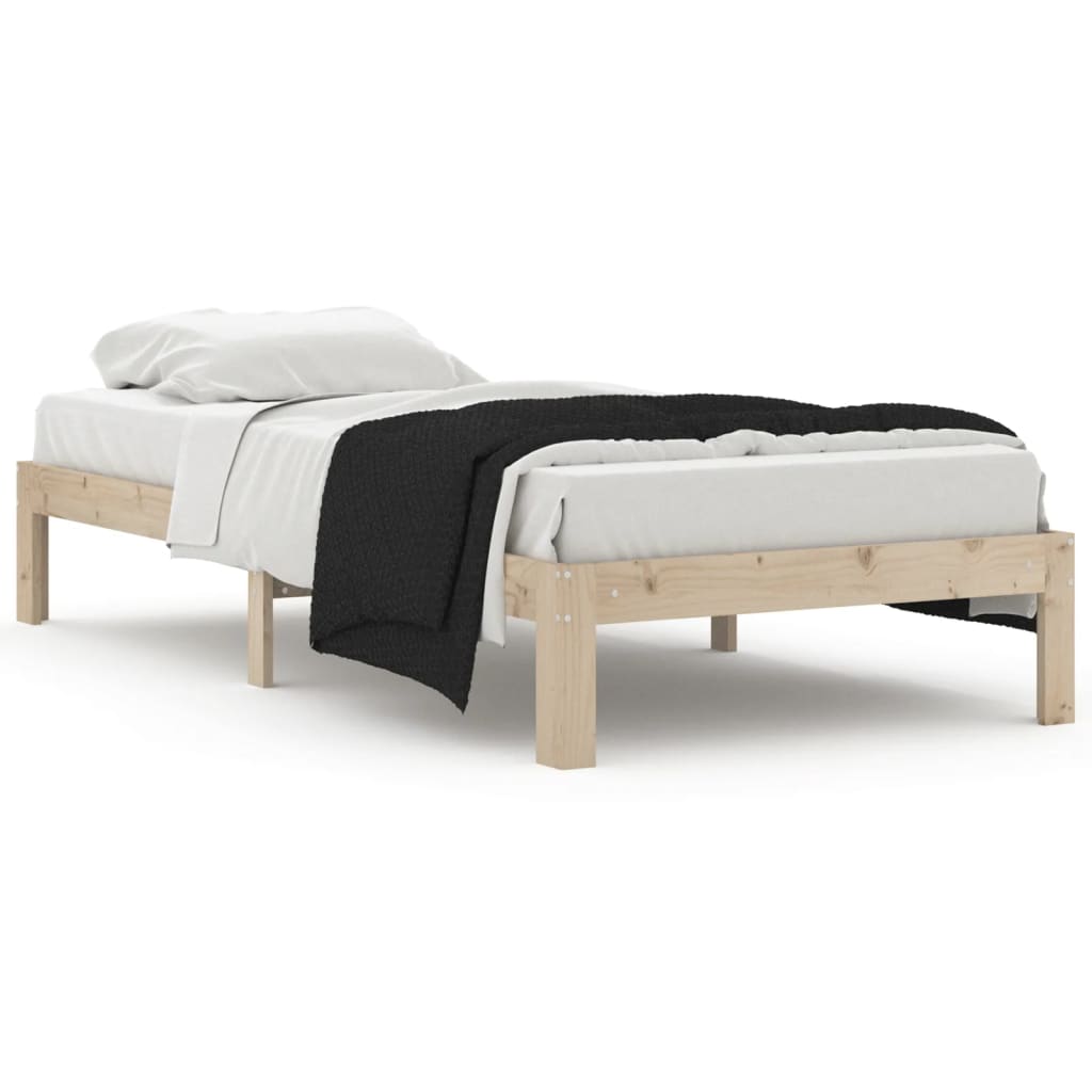 Bedframe massief grenenhout 90x200 cm is nu te koop bij PeponiXL, paradijselijk wonen!