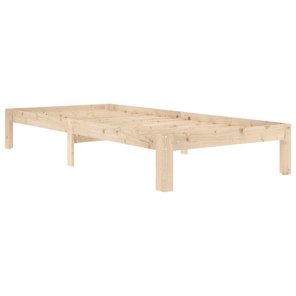 Bedframe massief grenenhout 90x200 cm is nu te koop bij PeponiXL, paradijselijk wonen!
