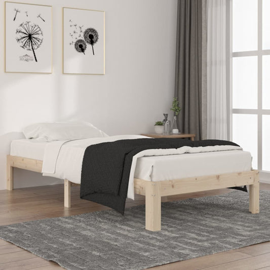 Bedframe massief grenenhout 90x200 cm is nu te koop bij PeponiXL, paradijselijk wonen!