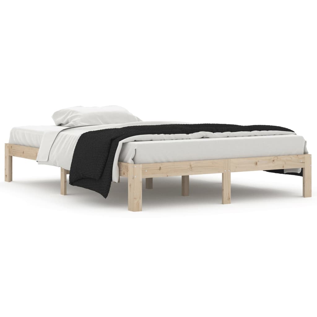 Bedframe massief grenenhout 140x200 cm is nu te koop bij PeponiXL, paradijselijk wonen!