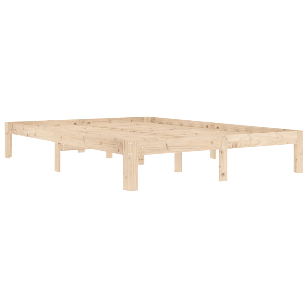 Bedframe massief grenenhout 140x200 cm is nu te koop bij PeponiXL, paradijselijk wonen!