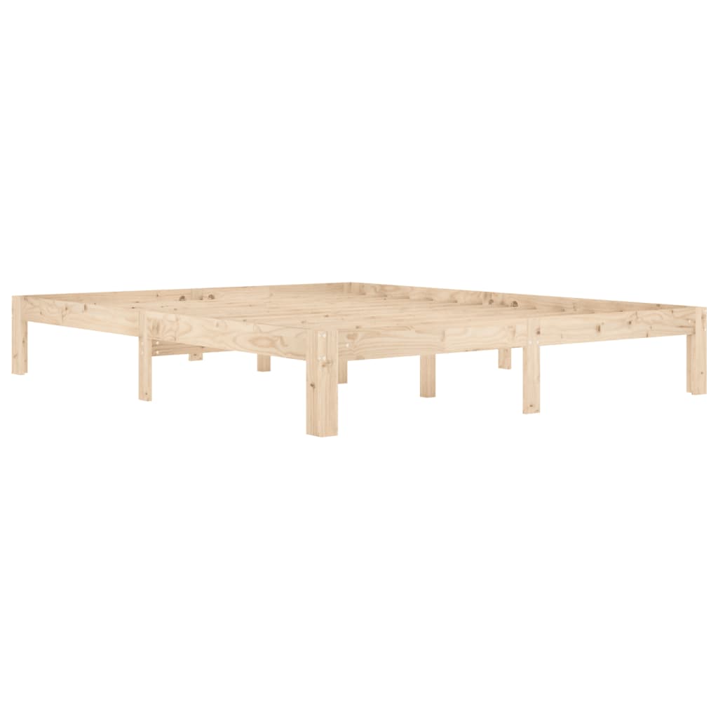 Bedframe massief grenenhout 160x200 cm is nu te koop bij PeponiXL, paradijselijk wonen!