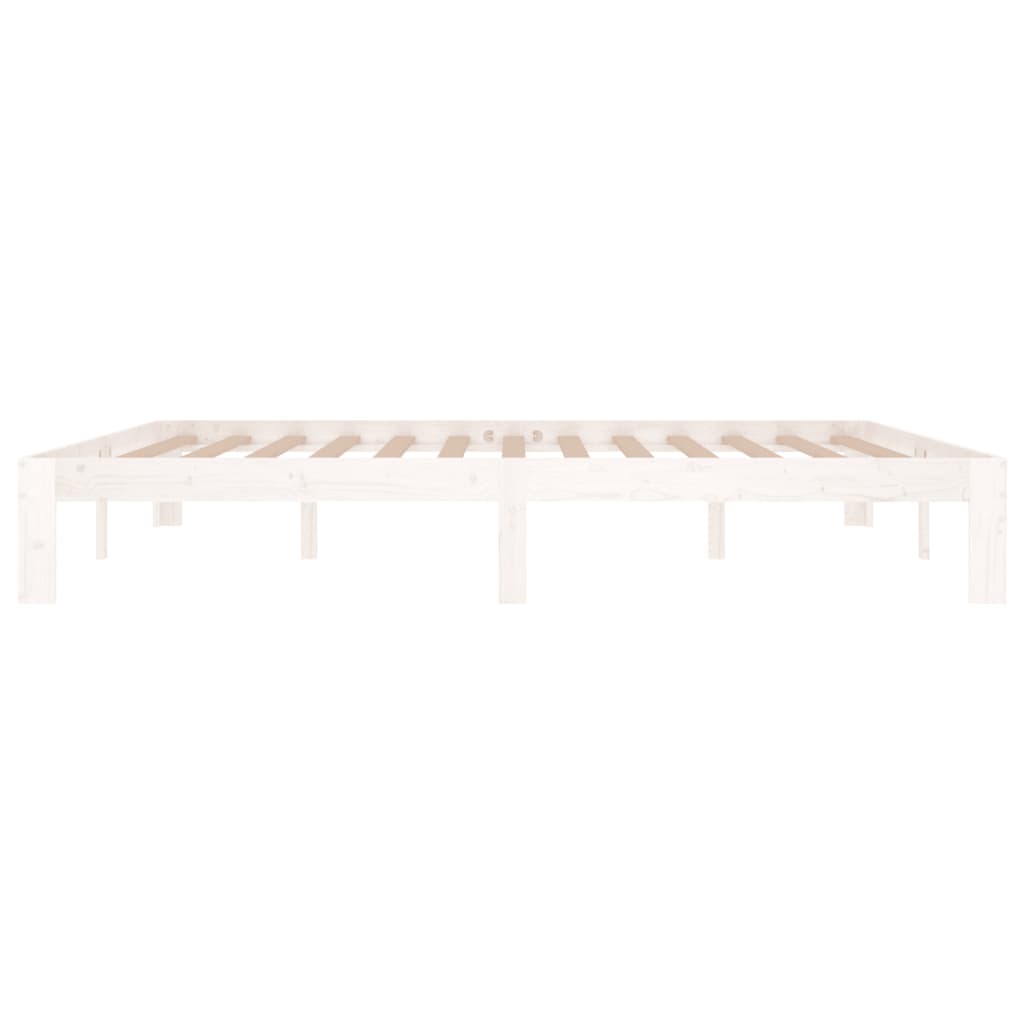 Bedframe massief hout wit 180x200 cm is nu te koop bij PeponiXL, paradijselijk wonen!