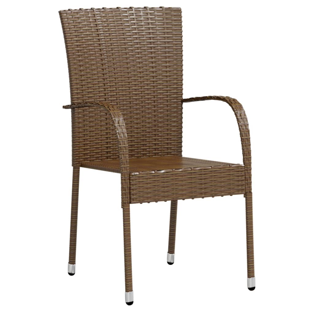 3-delige Tuinset poly rattan bruin is nu te koop bij PeponiXL, paradijselijk wonen!