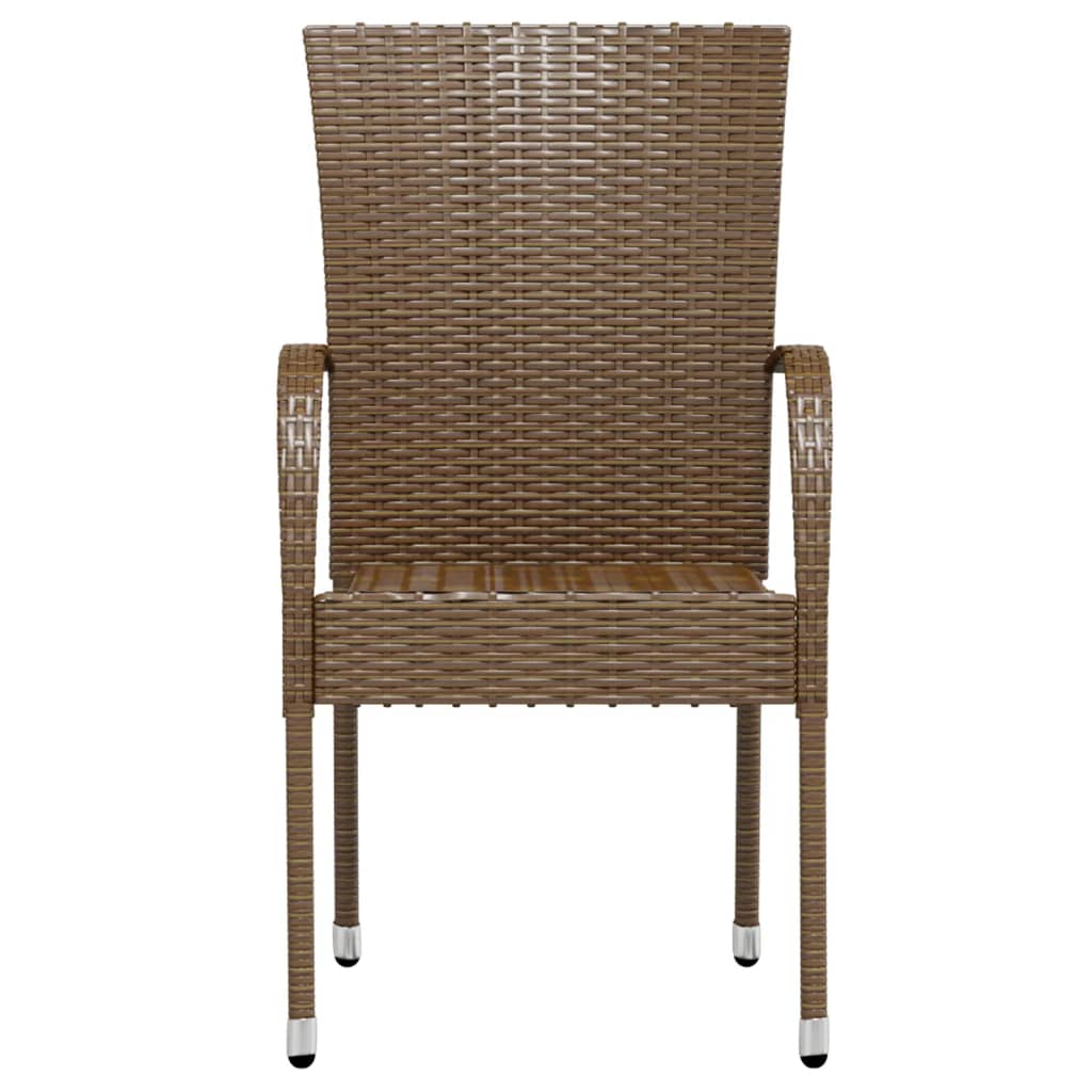 3-delige Tuinset poly rattan bruin is nu te koop bij PeponiXL, paradijselijk wonen!