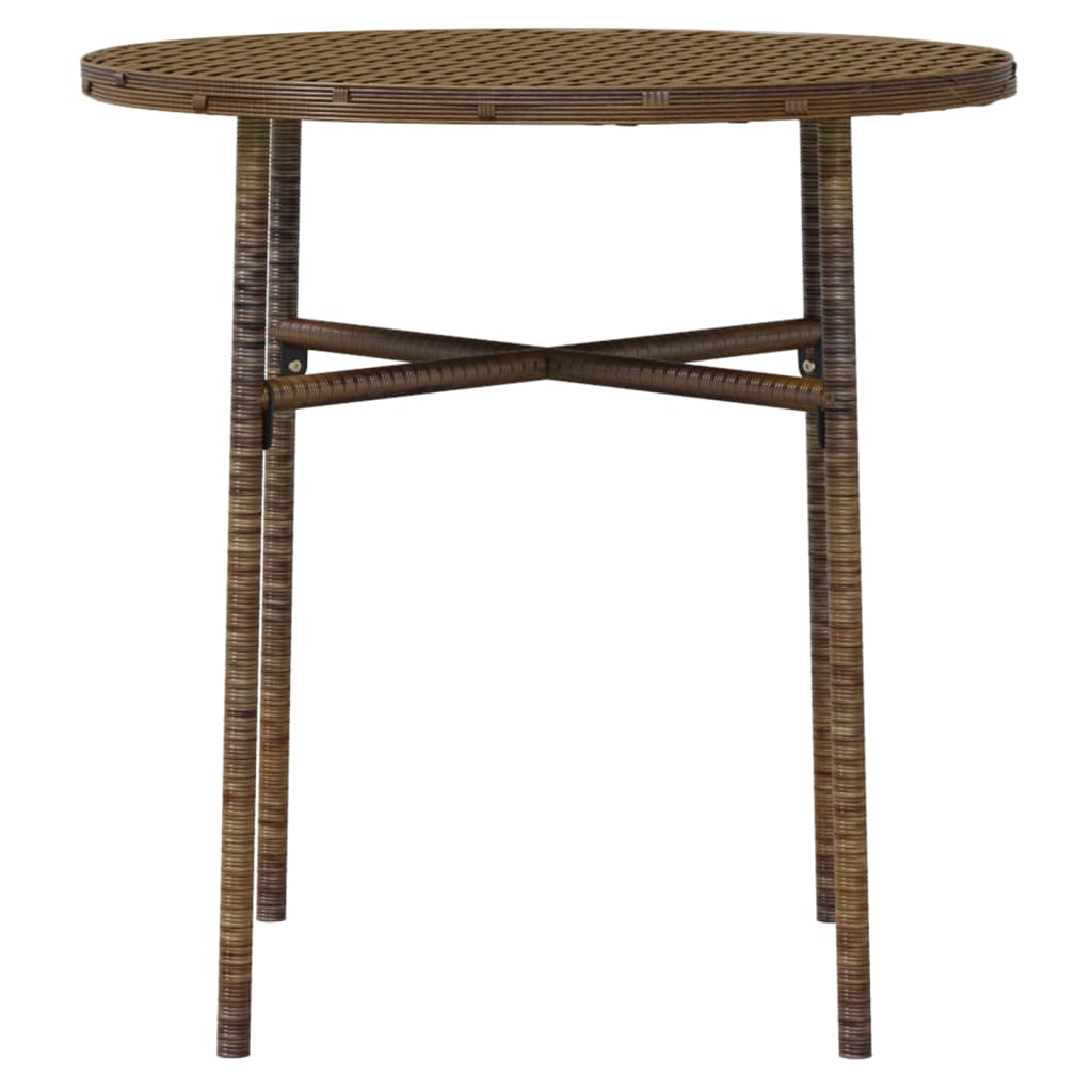 3-delige Tuinset poly rattan bruin is nu te koop bij PeponiXL, paradijselijk wonen!