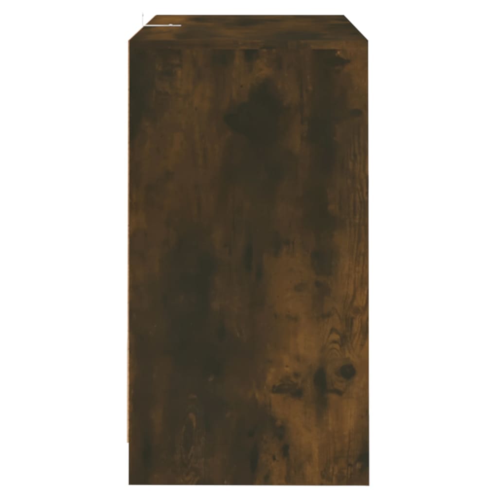 Dressoirs 2 st 70x41x75 cm bewerkt hout gerookt eikenkleurig is nu te koop bij PeponiXL, paradijselijk wonen!