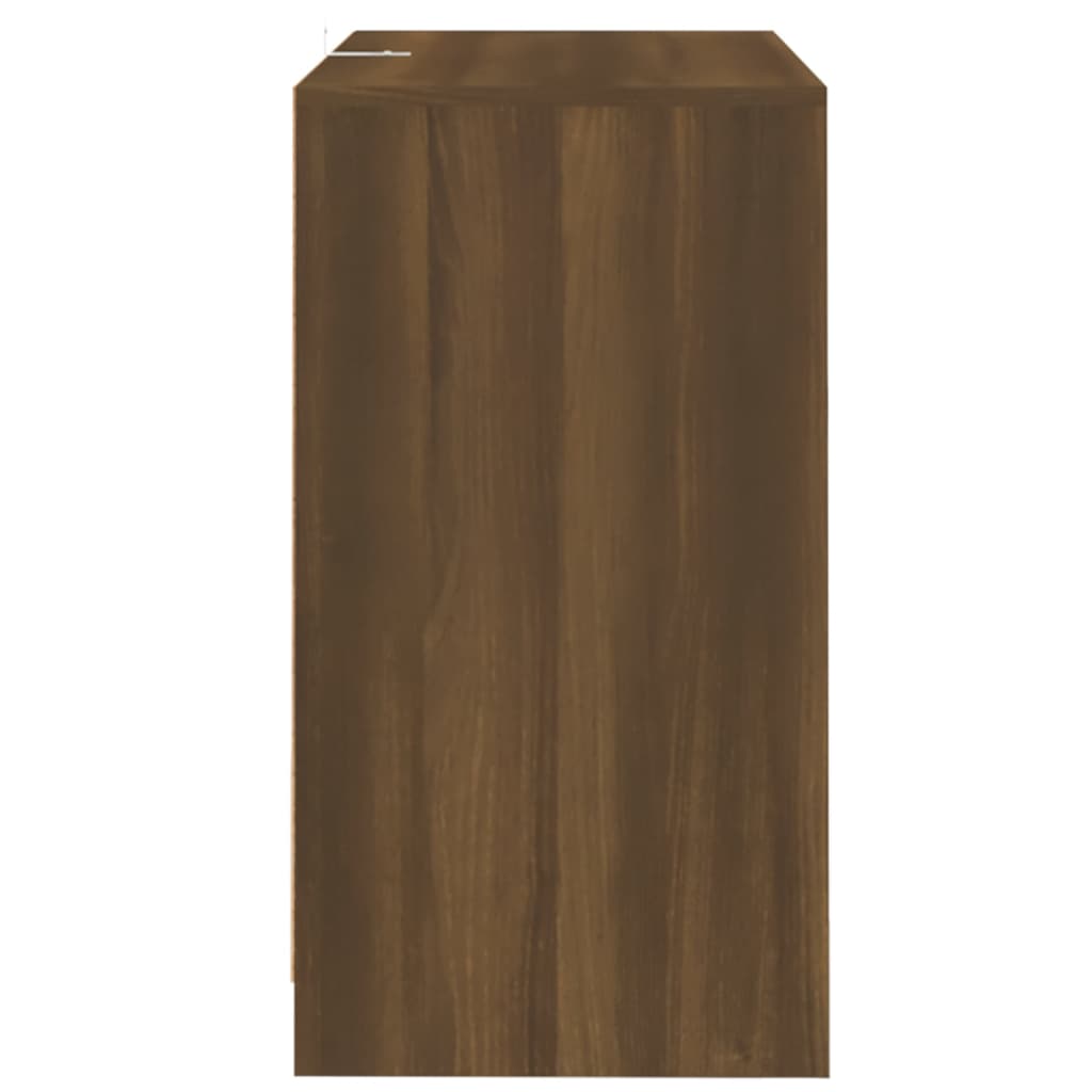 Dressoirs 2 st 70x41x75 cm bewerkt hout bruin eikenkleur is nu te koop bij PeponiXL, paradijselijk wonen!