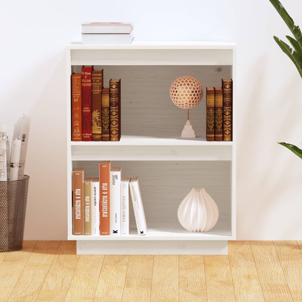 Wandkast 60x34x75 cm massief grenenhout wit is nu te koop bij PeponiXL, paradijselijk wonen!