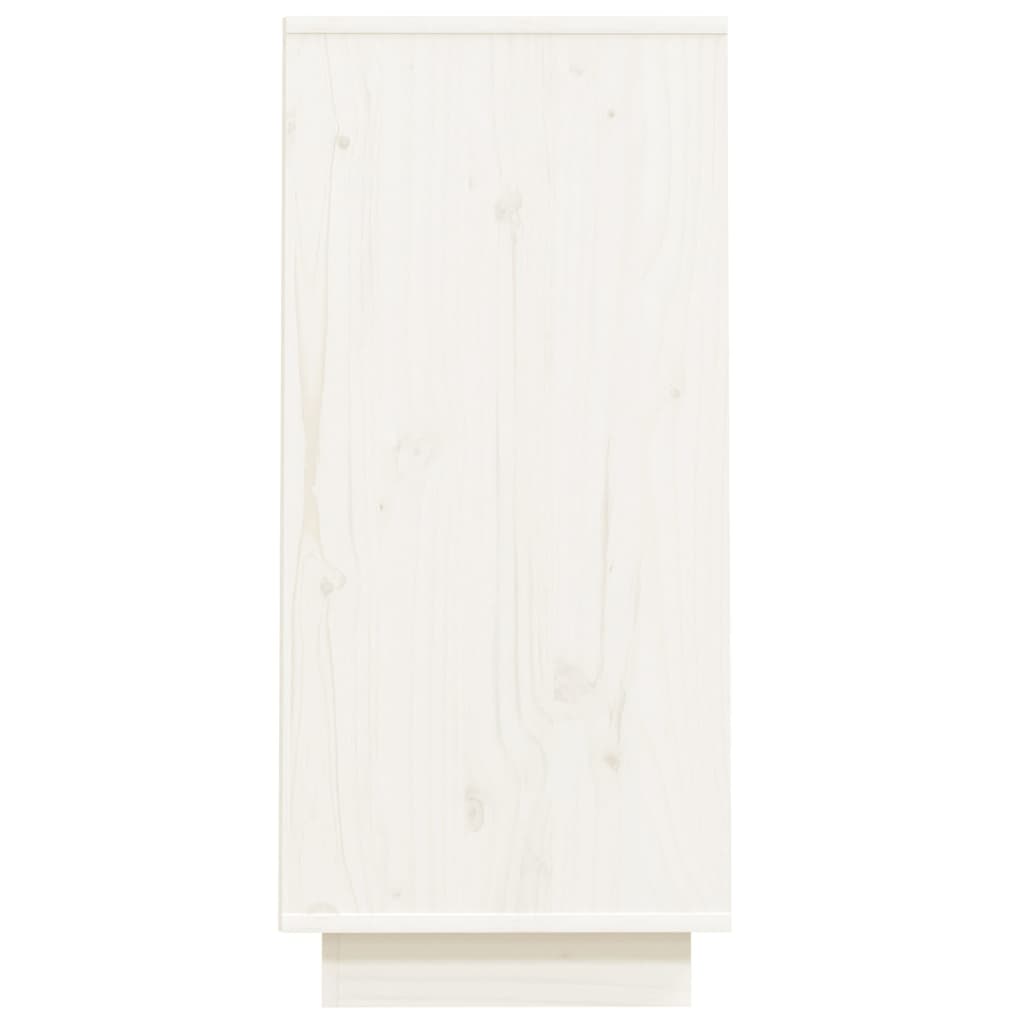 Wandkast 60x34x75 cm massief grenenhout wit is nu te koop bij PeponiXL, paradijselijk wonen!
