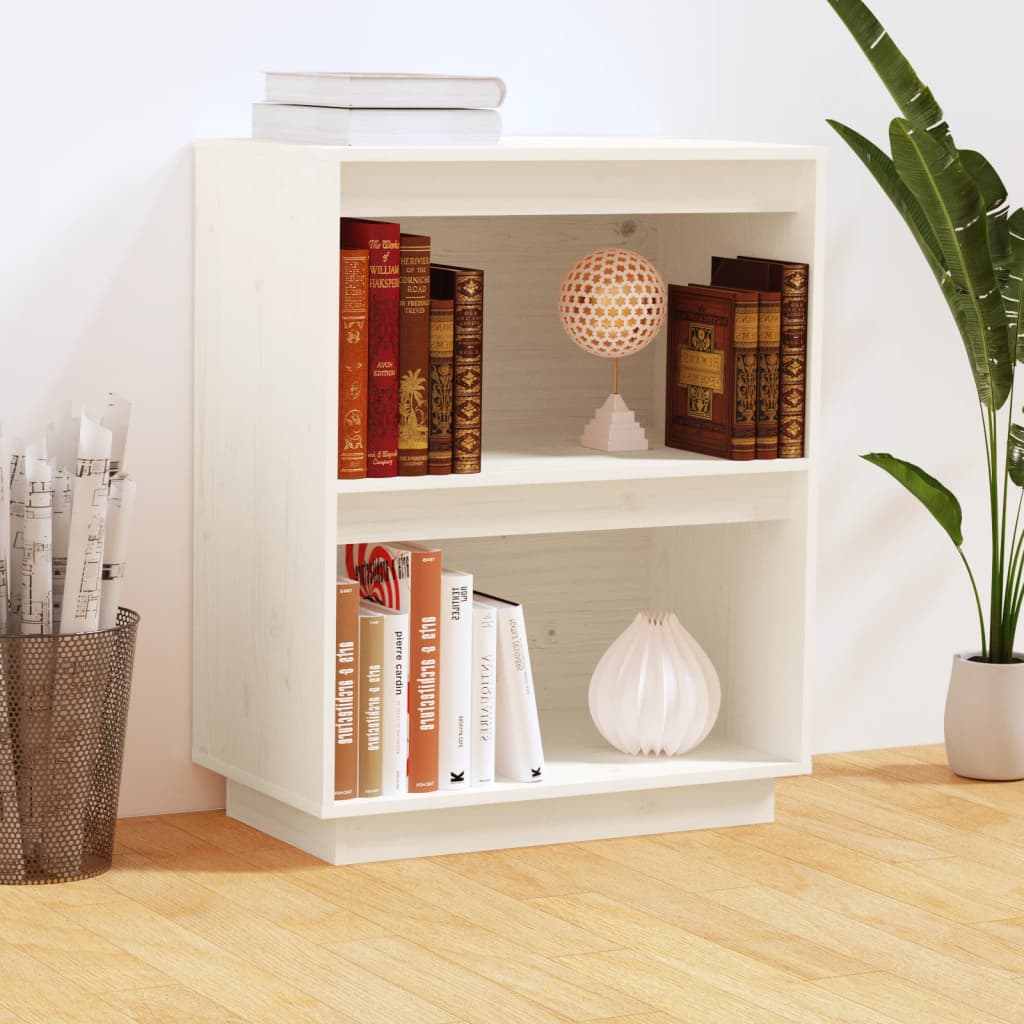 Wandkast 60x34x75 cm massief grenenhout wit is nu te koop bij PeponiXL, paradijselijk wonen!
