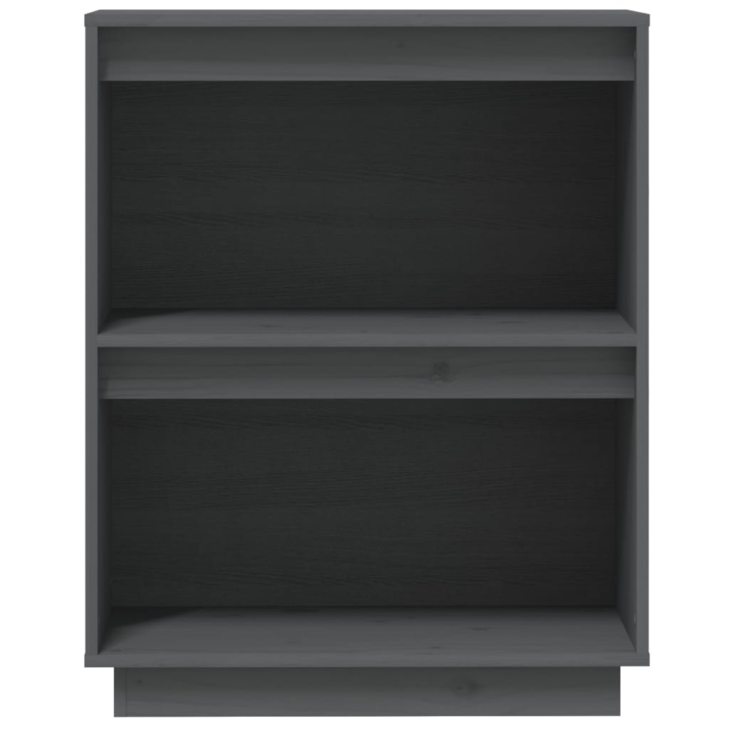 Wandkast 60x34x75 cm massief grenenhout grijs is nu te koop bij PeponiXL, paradijselijk wonen!