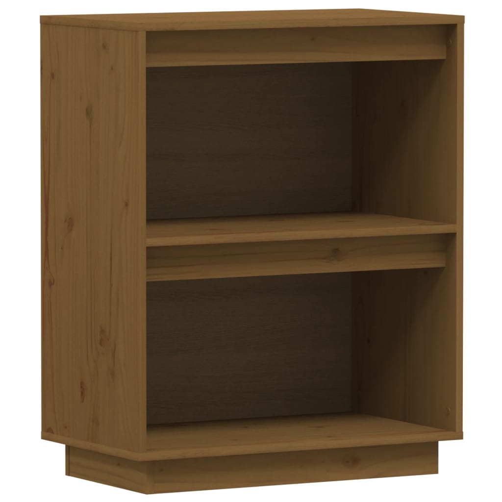 Wandkast 60x34x75 cm massief grenenhout honingbruin is nu te koop bij PeponiXL, paradijselijk wonen!