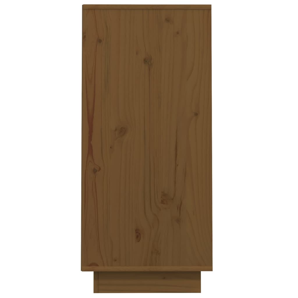 Wandkast 60x34x75 cm massief grenenhout honingbruin is nu te koop bij PeponiXL, paradijselijk wonen!