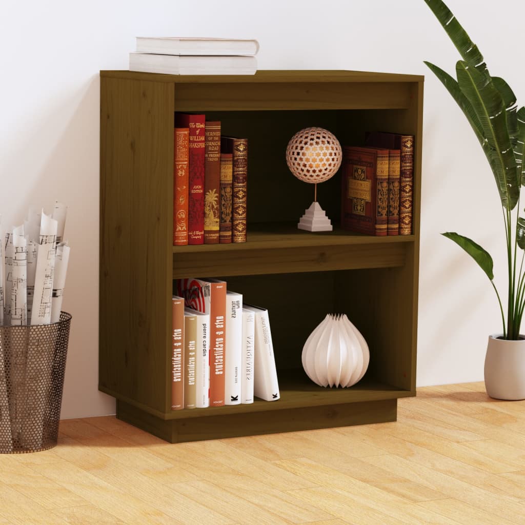 Wandkast 60x34x75 cm massief grenenhout honingbruin is nu te koop bij PeponiXL, paradijselijk wonen!