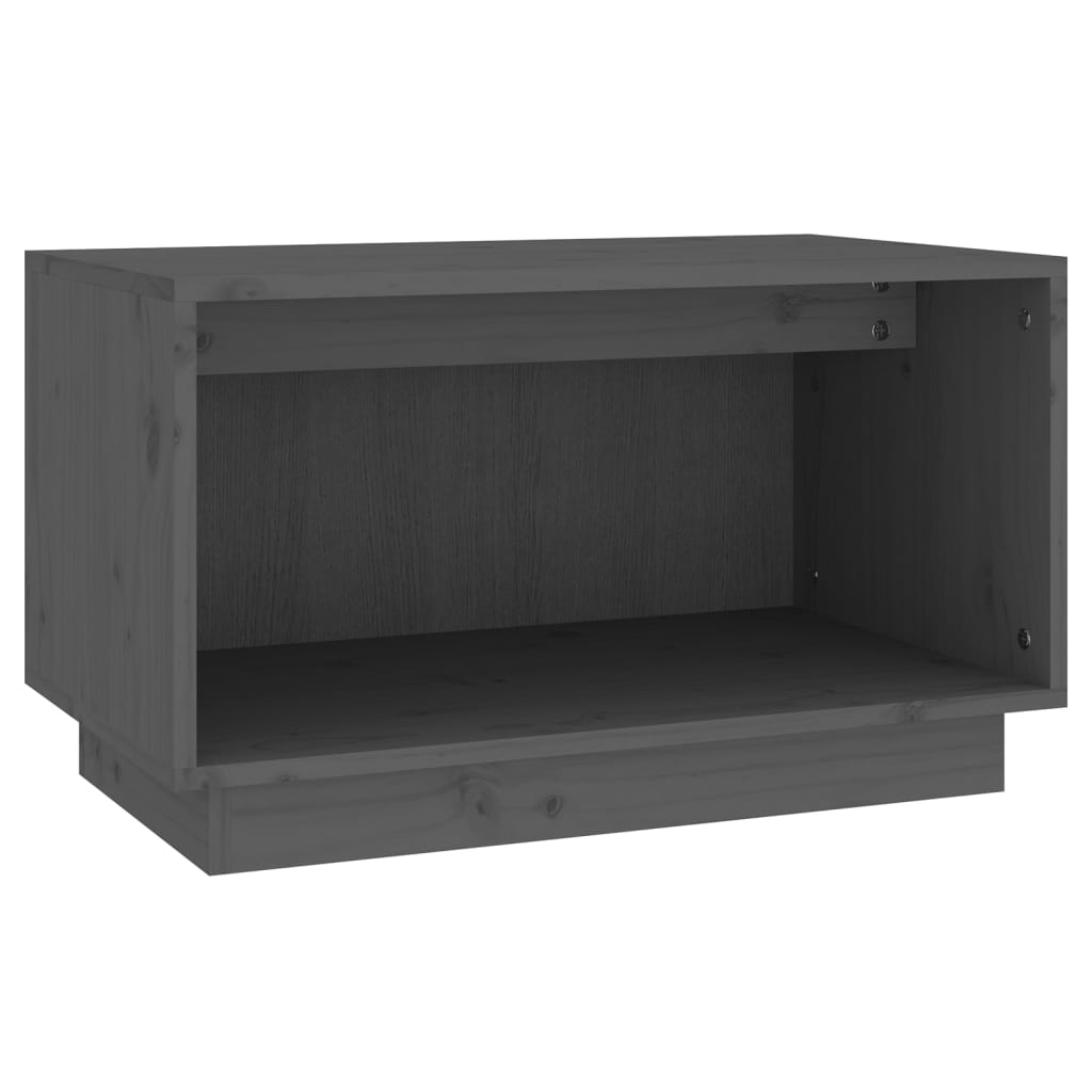 Tv-meubel 60x35x35 cm massief grenenhout grijs is nu te koop bij PeponiXL, paradijselijk wonen!