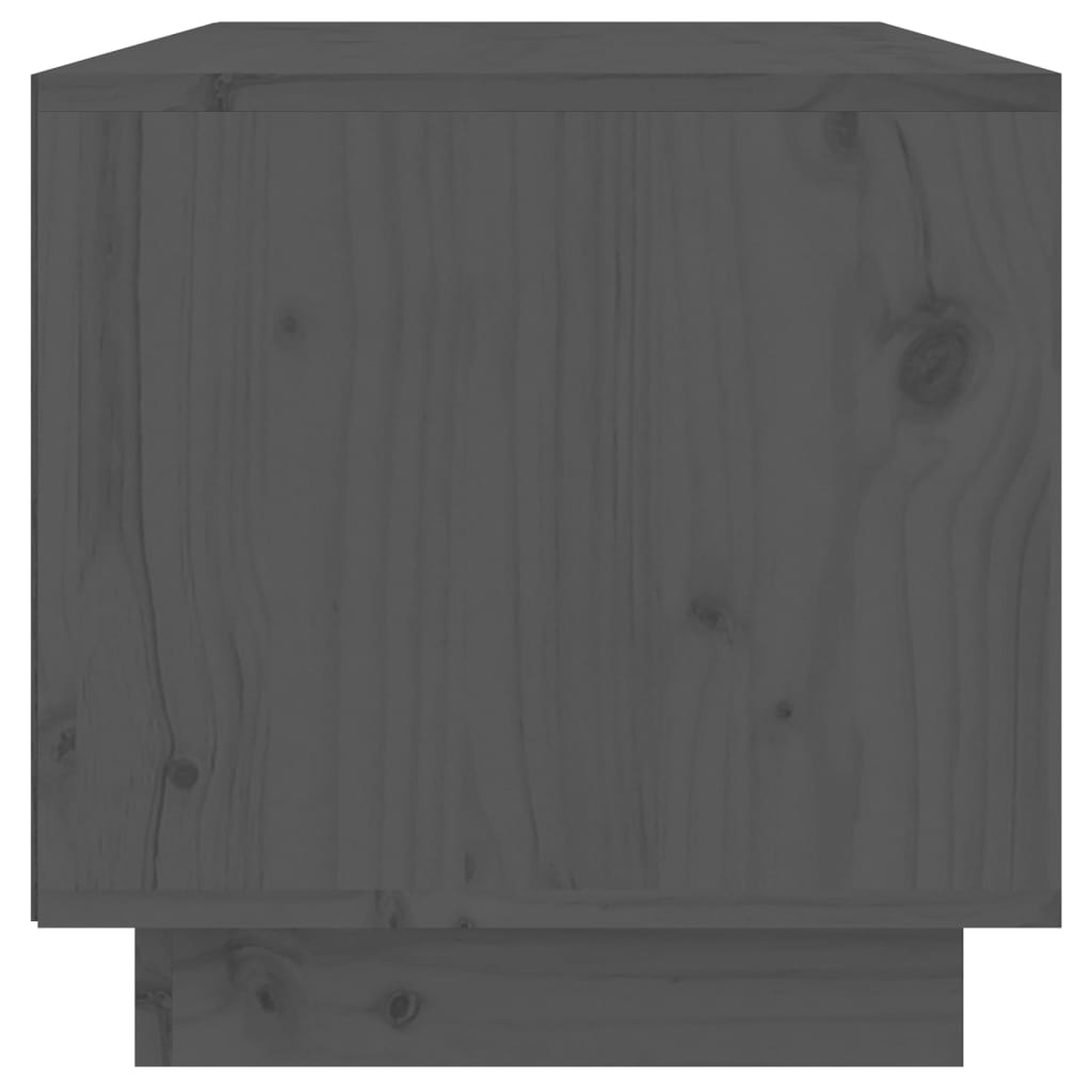 Tv-meubel 60x35x35 cm massief grenenhout grijs is nu te koop bij PeponiXL, paradijselijk wonen!