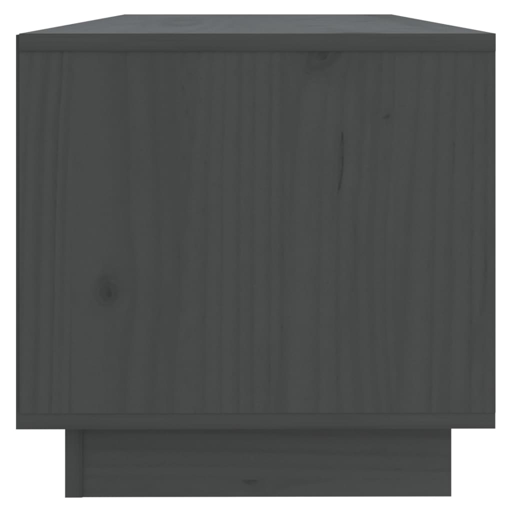 Tv-meubel 90x35x35 cm massief grenenhout grijs is nu te koop bij PeponiXL, paradijselijk wonen!