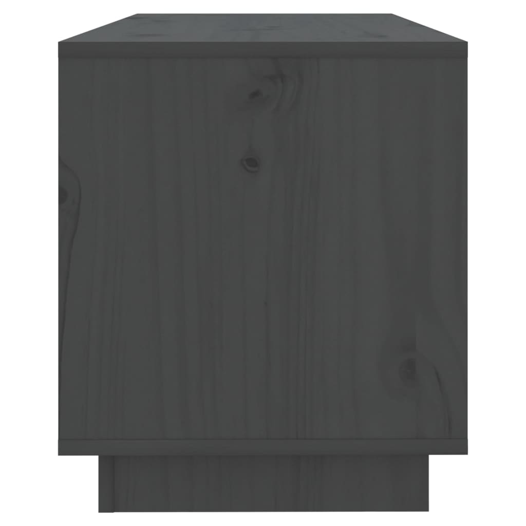 Tv-meubel 74x34x40 cm massief grenenhout grijs is nu te koop bij PeponiXL, paradijselijk wonen!