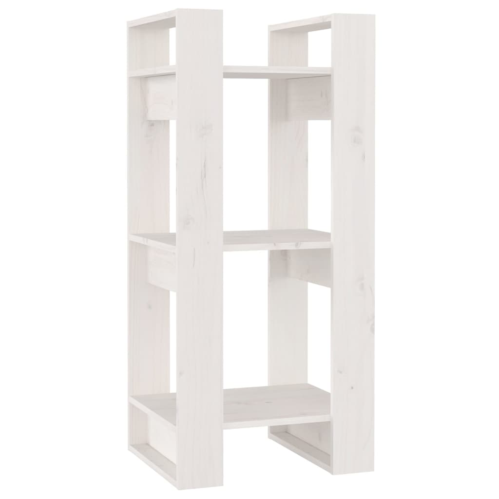 Boekenkast/kamerscherm 41x35x91 cm massief grenenhout wit is nu te koop bij PeponiXL, paradijselijk wonen!