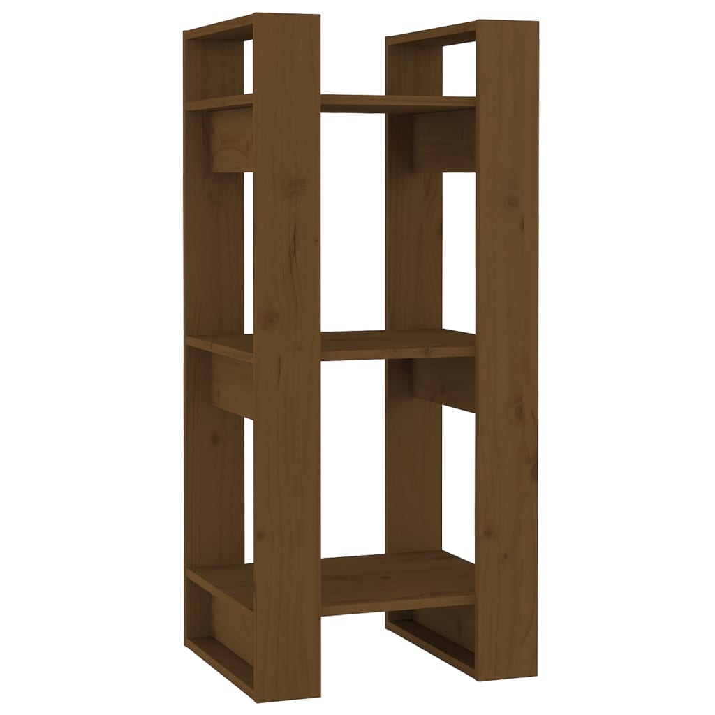 Boekenkast/kamerscherm 41x35x91 cm massief hout honingbruin is nu te koop bij PeponiXL, paradijselijk wonen!